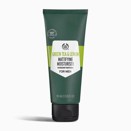 Green Tea And Lemon Mattifying Moisturiser For Men
